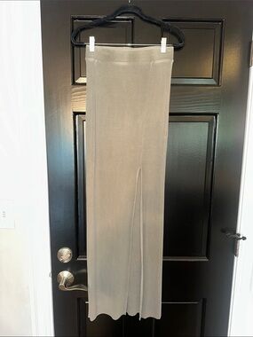 NSF RIBBED KNIT MAXI SKIRT Size: petite(XS)